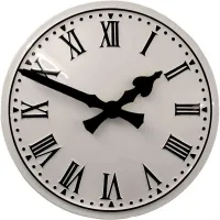 Lytham Outdoor Clock Service white dial