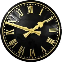 Lytham Outdoor Clock Service dark dial