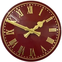 Lytham Outdoor Clock Service red dial